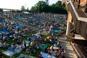 The crowd at Wolf Trap